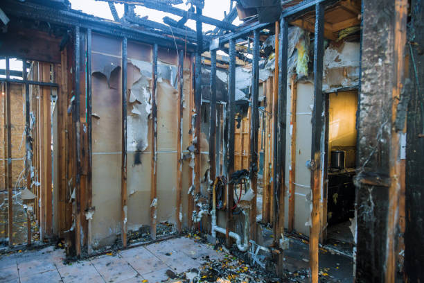 Professional Fire Damage Removal technician working in Shelter Island Heights, NY